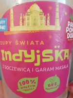 Zupa indyjska z soczewicą i gram masala