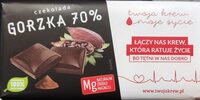 Czekolada gorzka 70%