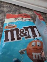 Treat bag $7.69 SALTED CARAMEL m&m wwwy 1/2 702kJ