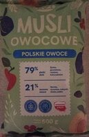 Musli owocowe: polskie owoce