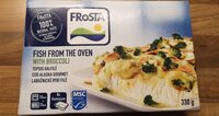 Fish from the oven with broccoli