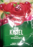 Duży kisiel smak wiśniowy
