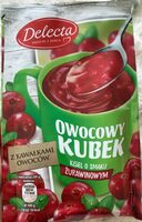 Owocowy Kubek kisiel o smaku żurawinowym