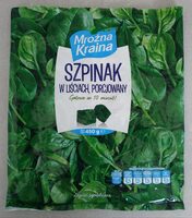 Szpinak w liściach, porcjowany