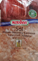 Sól różowa naturalna kamienna z kopalni Soli "Kłodawa" gruboziarnista.