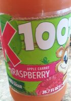 Apple carrot raspberry juice