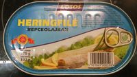 Heringfilé repceolajban