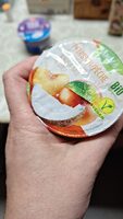 Био веган кокосов десерт праскова