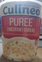 Puree z boczkiem i cebulką