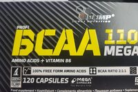 Olimp Sport Nutrition Bcaa 1100 Mega 120 Capsules