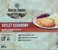 Kotlet schabowy z buraczkami i puree