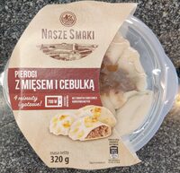 Pierogi z mięsem i cebulką