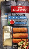 Sajgonki z tofu wędzonym