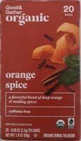 Orange spice - Organic Herbal Tea Blend