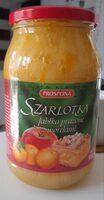 Szarlotka jabłka prażone z morelami
