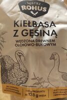 Kiełbasa z gęsiną