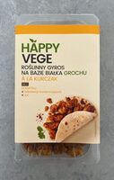 Roślinny gyros na bazie białka grochu