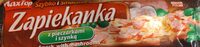 Snack with mushrooms and ham