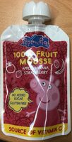 100% fruit mousse apple, banana & strawberry