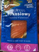Pstrąg łososiowy wędzony w plastrach
