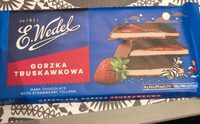 E. Wedel Czekolada Gorzka Truskawkowa 100 G