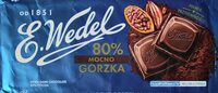 Czekolada mocno gorzka 80%