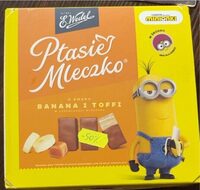 Ptasie Mleczko o smaku banana i toffi