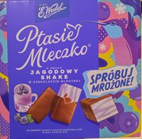 Ptasie Mleczko Jagodowy shake w czekolazie mlecznej