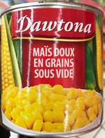 Maïs doux en grains sous vide