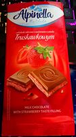Piimašokolaad maasikamaitselise täidisega