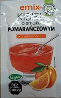 Kisiel o smaku pomarańczowym