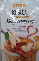 Kisiel błyskawiczny rozgrzewający o smaku jabłka, gruszki, cynamonu