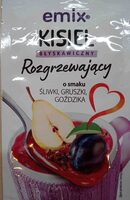 Kisiel błyskawiczny rozgrzewający o smaku śliwki, gruszki, goździka