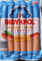 Parówki z serem z indyka