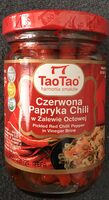 Czerwona papryka chili w zalewie octowej