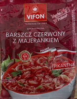 Barszcz czerwony z majerankiem