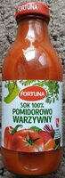 Sok 100% pomidorowo-warzywny z dodatkiem soli i przypraw