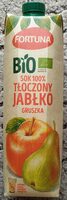 Sok 100% tłoczony jabłko gruszka