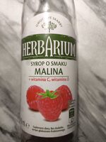 Syrop o smaku malina