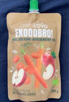 Mus jabłkowo-marchewkowy eko