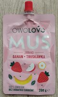 Mus Jabłko Banan Truskawka