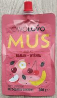 Mus Jabłko Banan Wiśnia