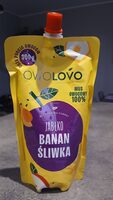 Mus owocowy jabłko, banan, śliwka
