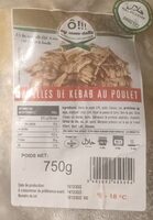 Lamelles de kebab au poulet