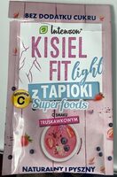 Kisiel Fit light z tapioki o smaku truskawkowym