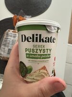 Delikatne Serek Puszysty O Smaku Pesto