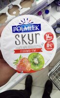 Skyr typu islandzki truskawka i kiwi