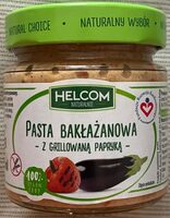 Pasta bakłażanowa z grillowaną papryką