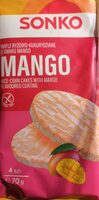 Wafle ryżowo-kukurydziane o smaku mango