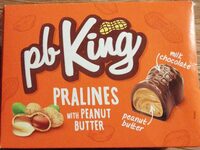 Pralines with peanut butter